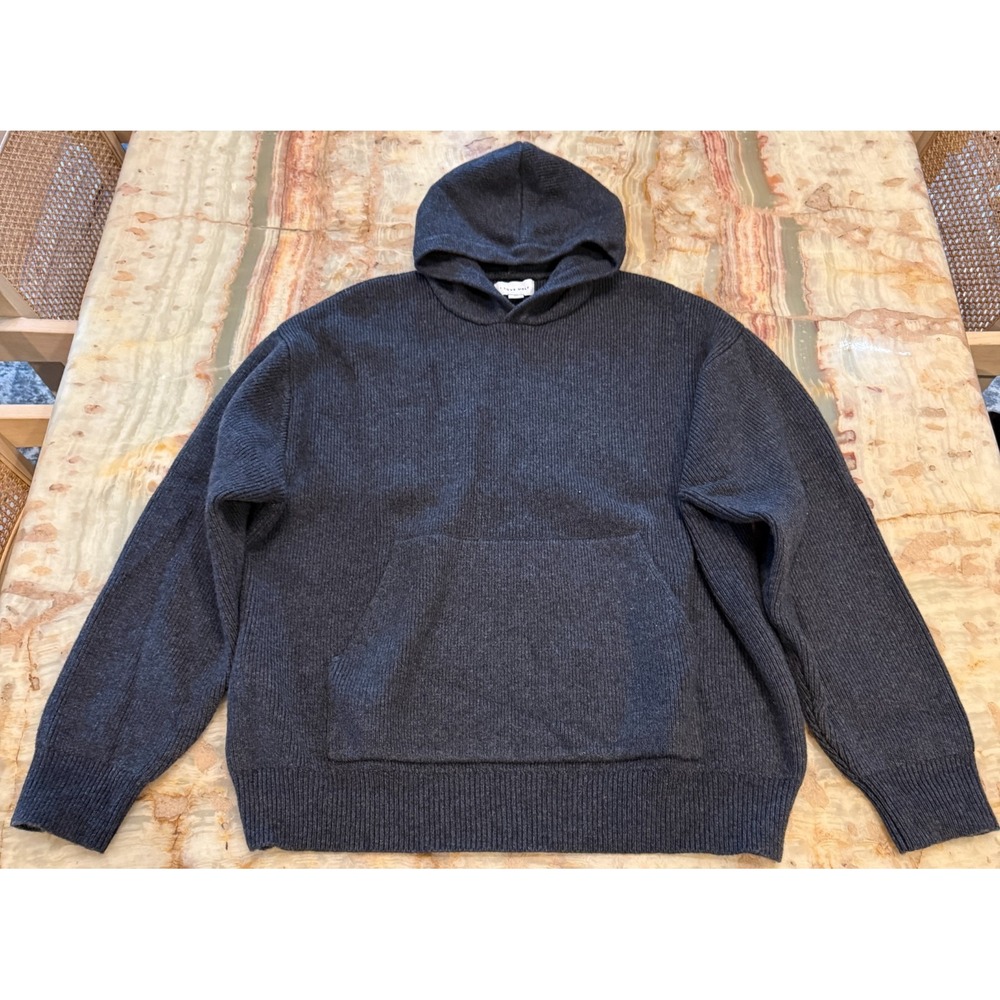 I Love‎ Ugly Mens Pullover Hoodie Black Relaxed Boxy Fit Long Sleeve Ribbed 2XL